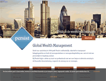 Tablet Screenshot of persist.nl
